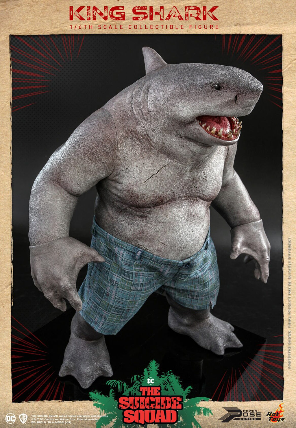 HOTTOYS HT 1/6 Task Force: King Shark Nanawi Semi-Artificial Action Figure PPS006
