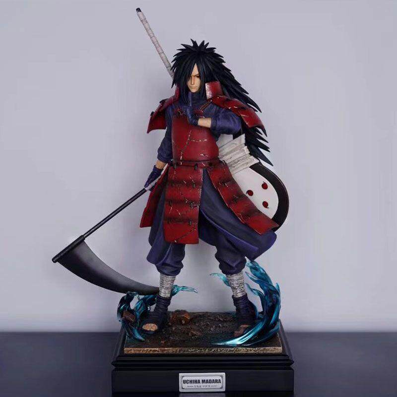 Naruto 36cm luminous earth reincarnation Uchiha Madara scene base GK figure