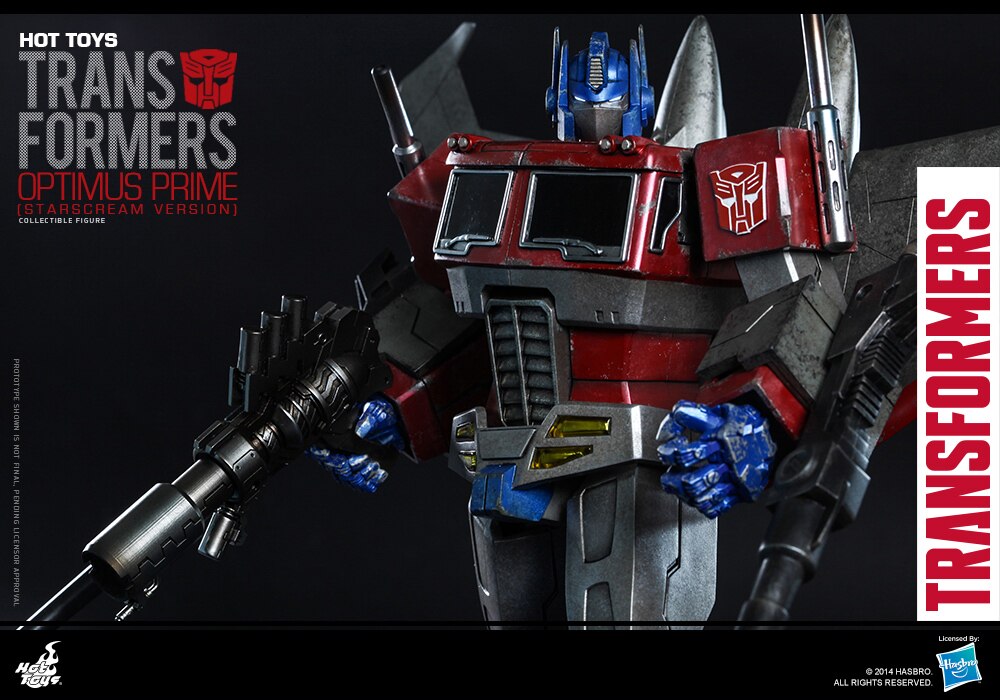 Hottoys HT TF001 1/6 Transformers G1 Optimus Prime VIP Starscream Fitted Version Action Figure