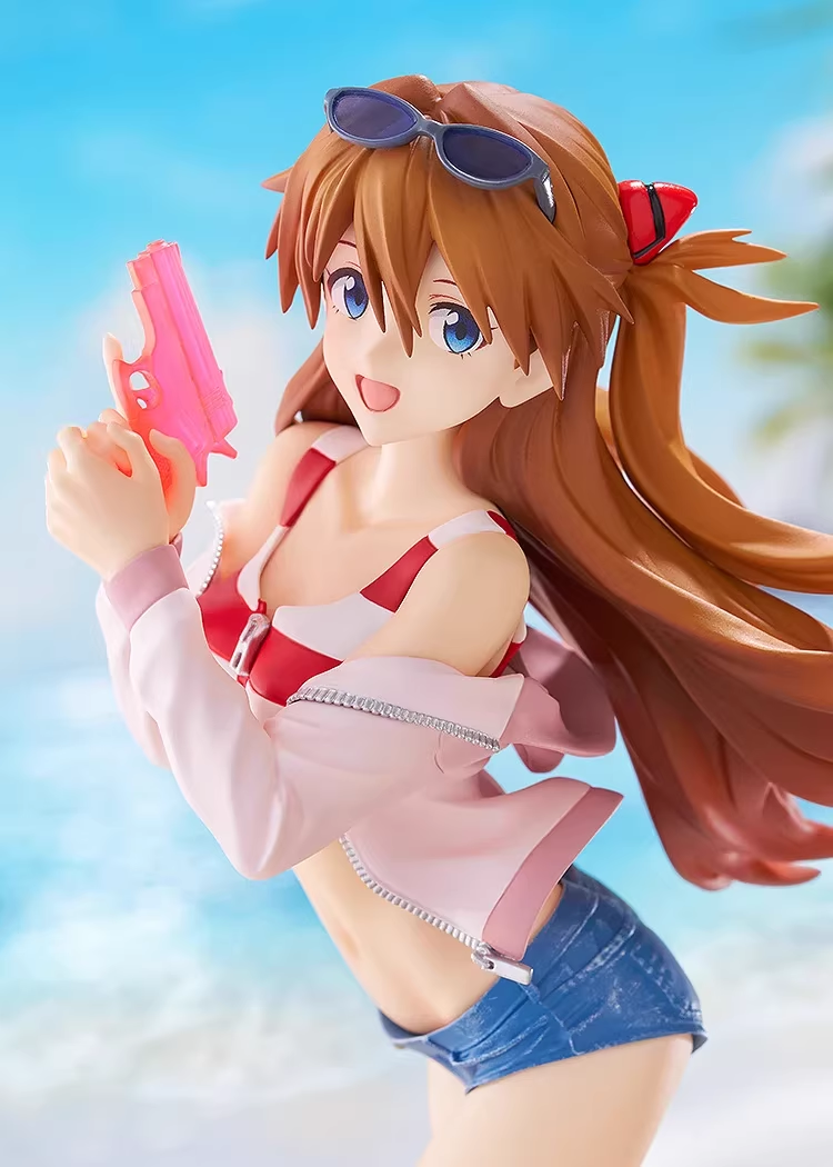 GSC POP UP Parade: Evangelion (EVA) — "Beach Queens" Rei Ayanami & Asuka Langley Figures