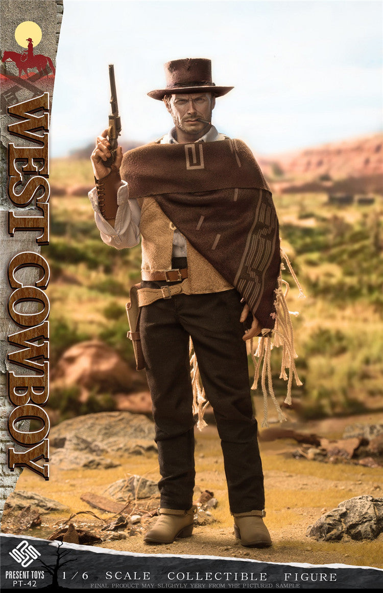 PRESENT TOYS 1/6 Western Cowboy Red Dead Redemption Double-Headed Sculptor Figure PT-sp42