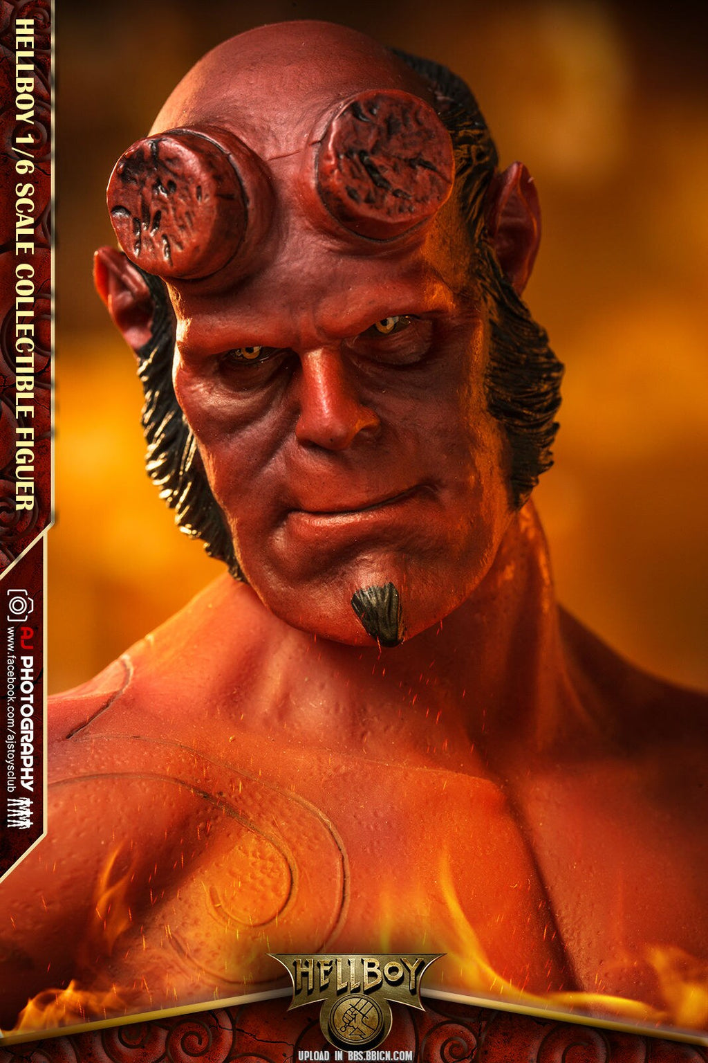 ARTOYS 1/6 Hell man HELLBOY four head sculpts action figures