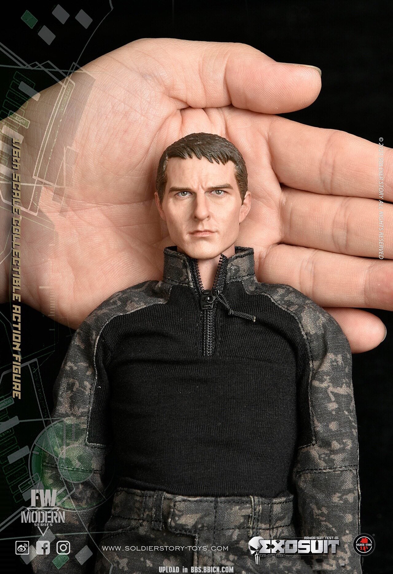 SoldierStory 1/6 Individual Exoskeleton Armor Suit Edge of Tomorrow Soldier Doll SS122