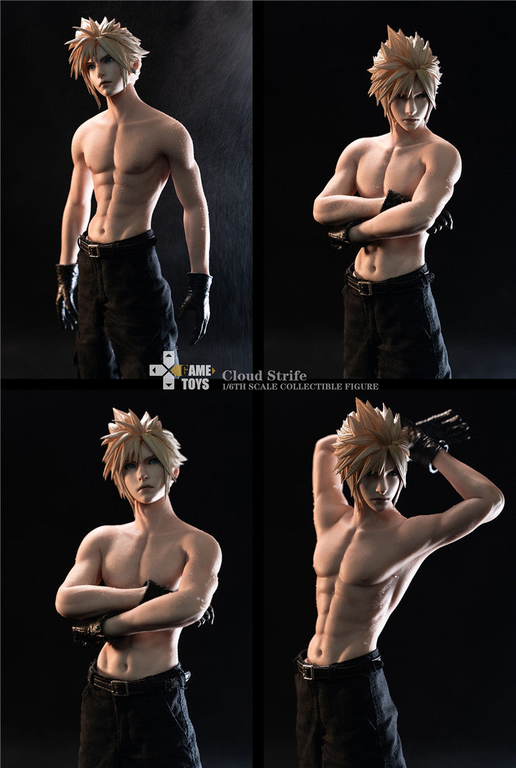 GAMETOYS 1/6 Fantasy Warriors AC Version Final Cloud Action Figure GT-006