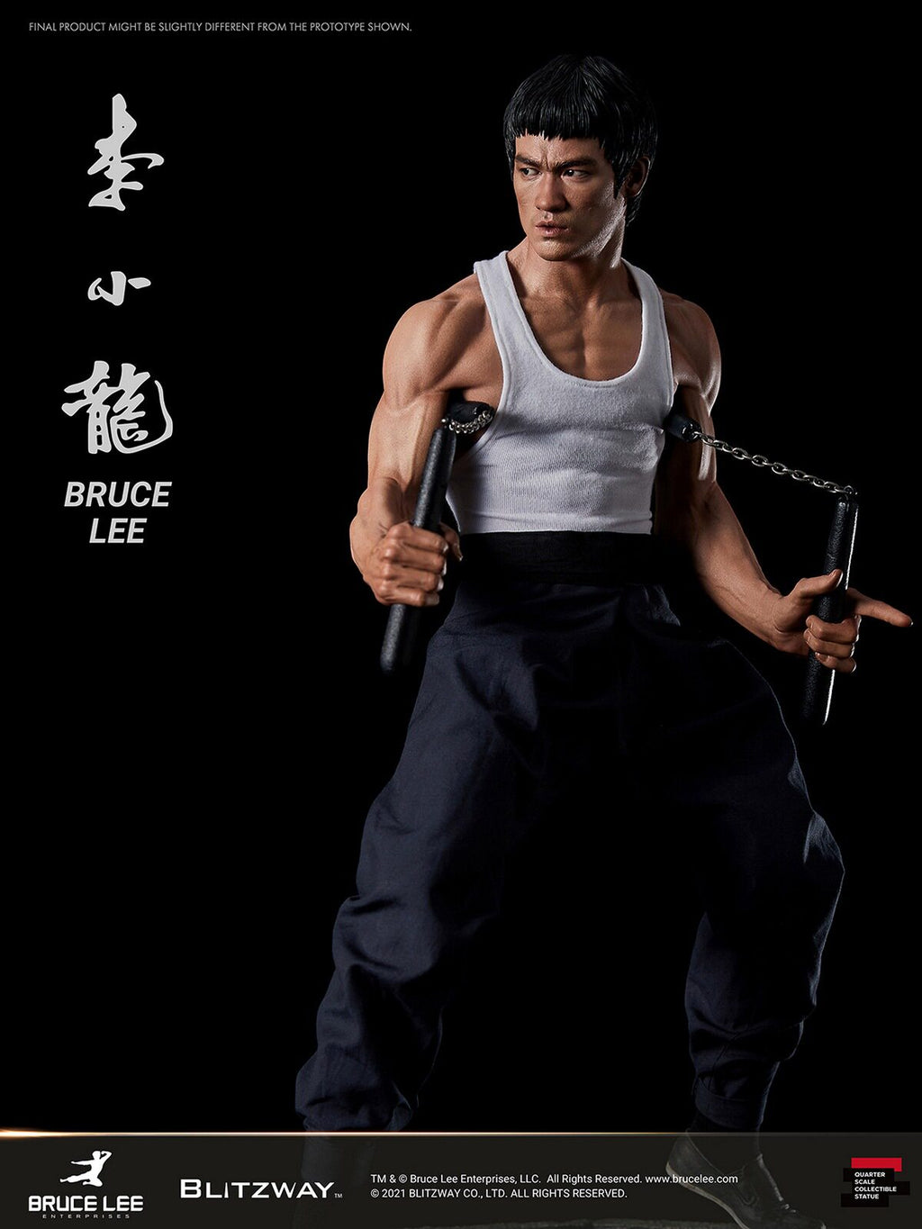 Blitzway 1/4 Bruce Lee Statue, 4th Edition, BW-SS-20901