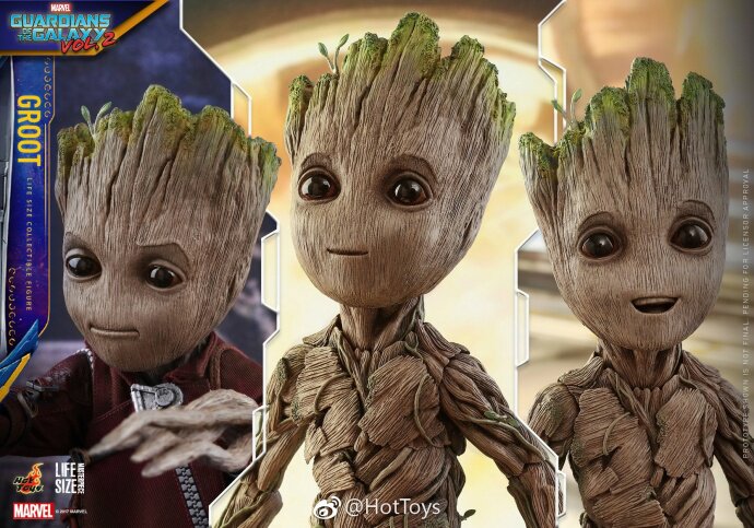 HT 1/1 Guardians of the Galaxy ② Tree Man Groot LMS-004 Action Figure