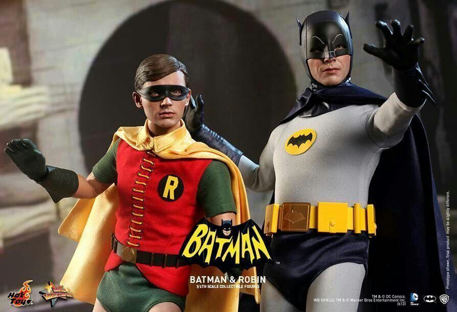 HotToys HT MMS218 1/6 Batman MMS219 Robin 1966 version movable figure