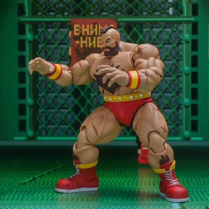 ST Street Fighter II — Zangief: "Game King" Series — Articulated Action Figure