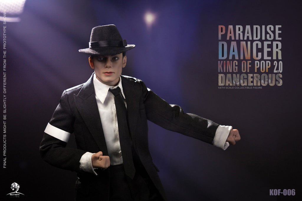 King of Figure KOF 1/6 Paradise Dancer 2.0 Jackson's Dangerous Journey Hair Transplant Action Figure