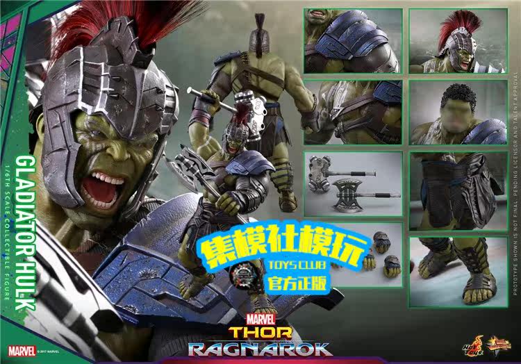 HOTTOYS HT MMS430 Thor: Ragnarok Hulk Gladiator 1/6 Scale Hulk 3.0 Figure