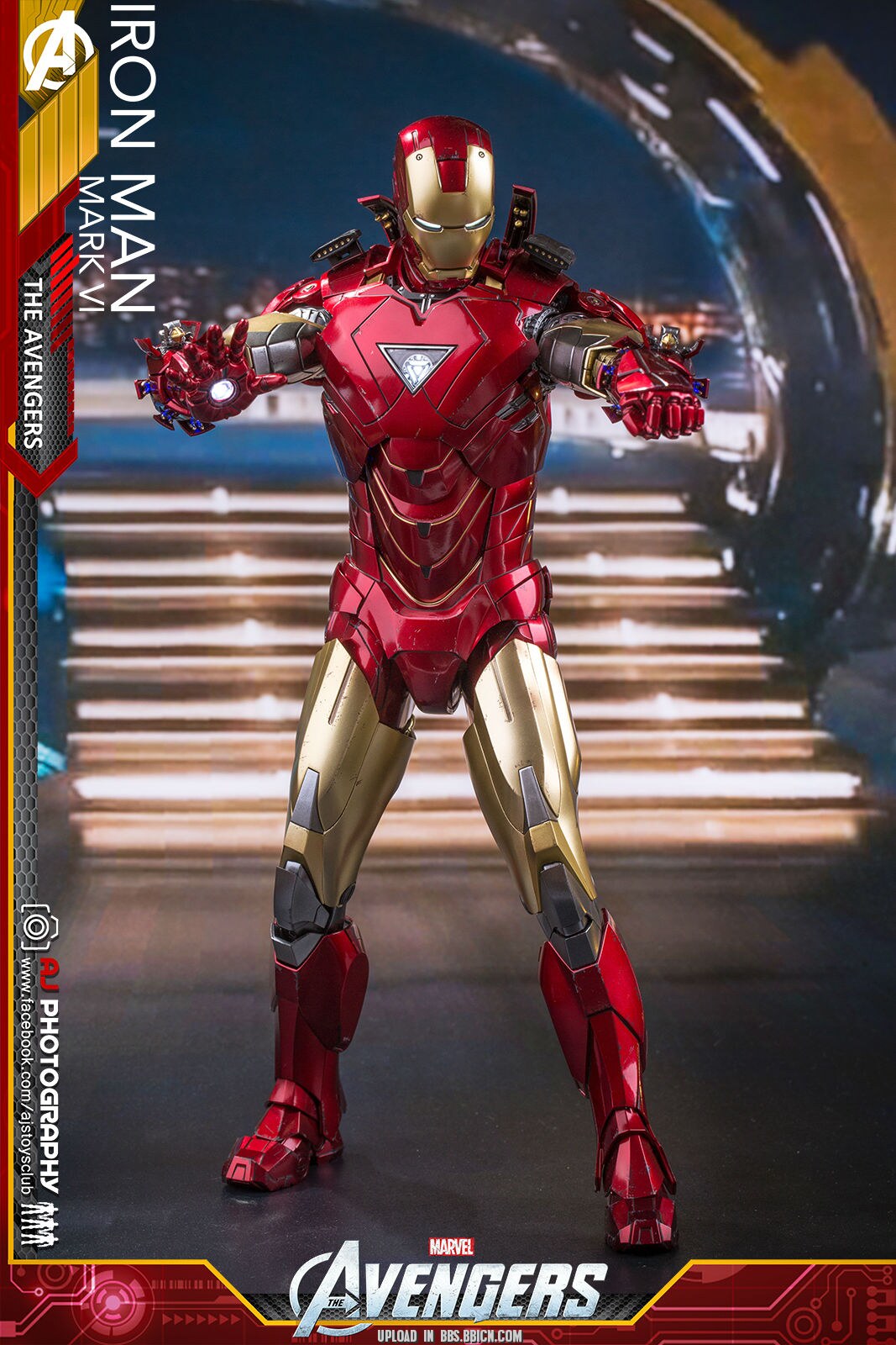 HotToys HT MMS378D17 1/6 alloy die-cast Iron Man MK6 Donny Tony action figure