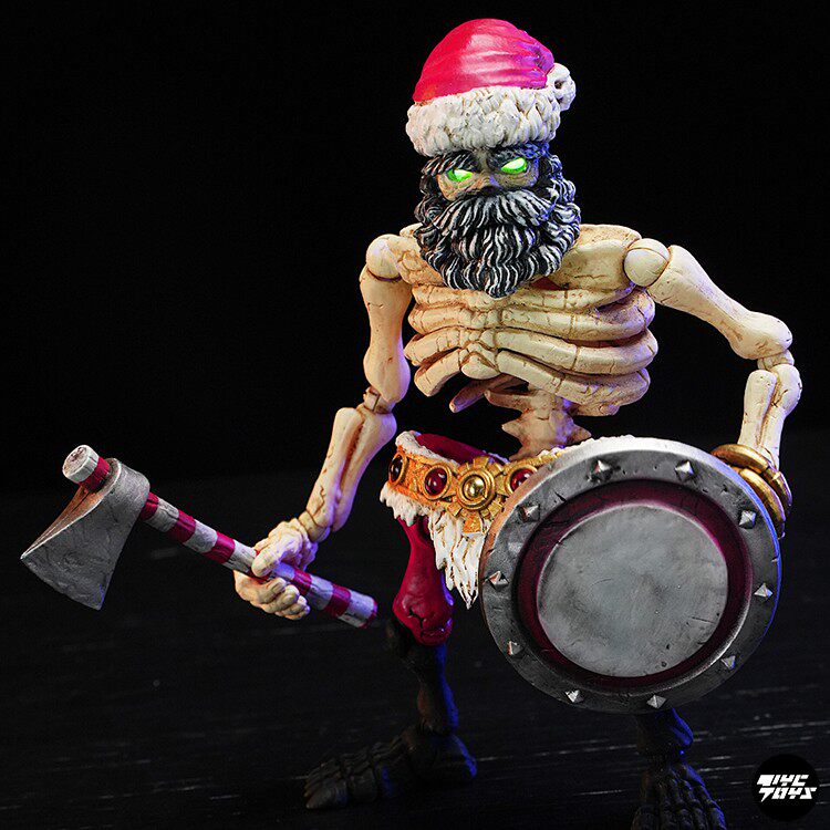 "Skeleton Dungeon: Santa Bones' Mysterious Treasure Chest" Articulated Action Figure