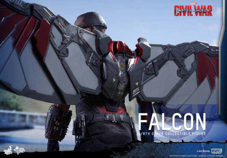 HotToys HT 1/6 Civil War Captain America 3 Falcon Winter Soldier 2.0 FalconMMS361 action figures