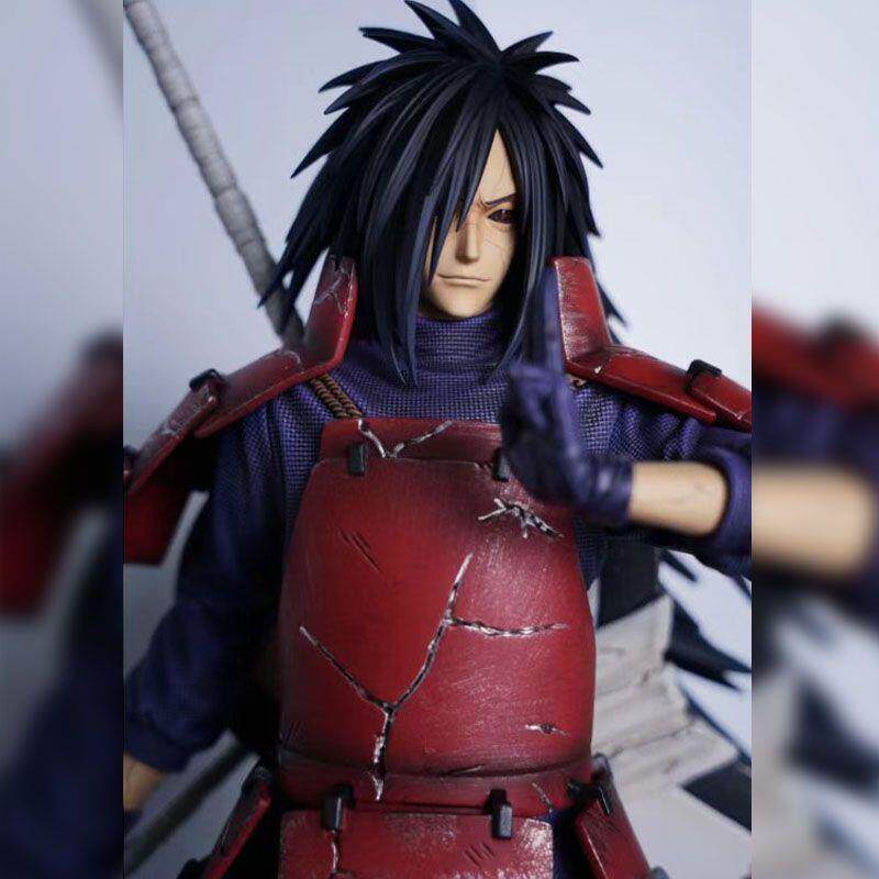 Naruto 36cm luminous earth reincarnation Uchiha Madara scene base GK figure