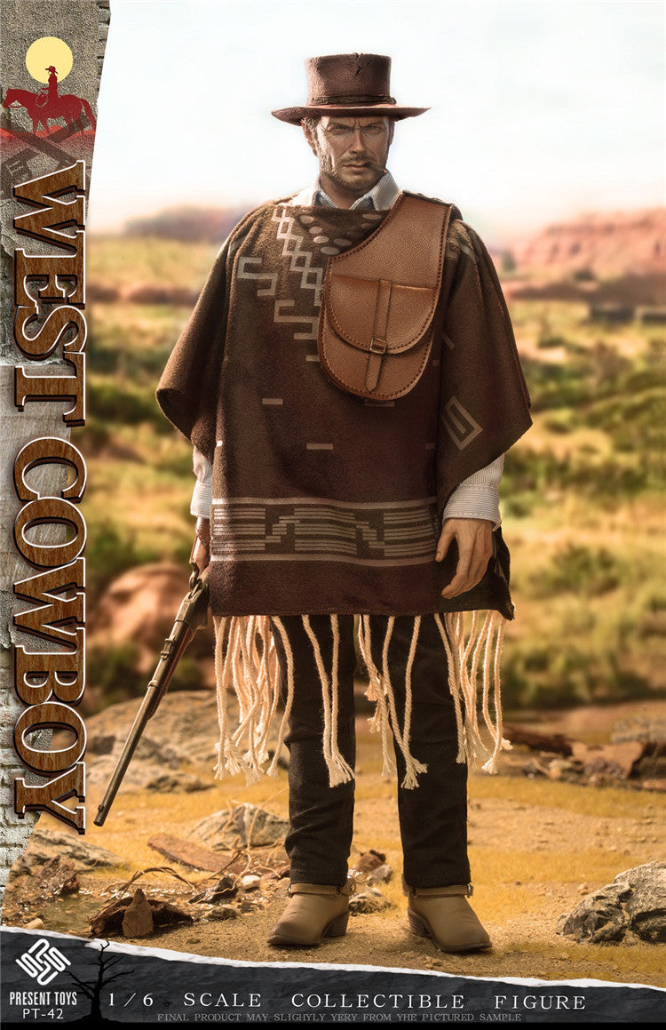 PRESENT TOYS 1/6 Western Cowboy Red Dead Redemption Double-Headed Sculptor Figure PT-sp42