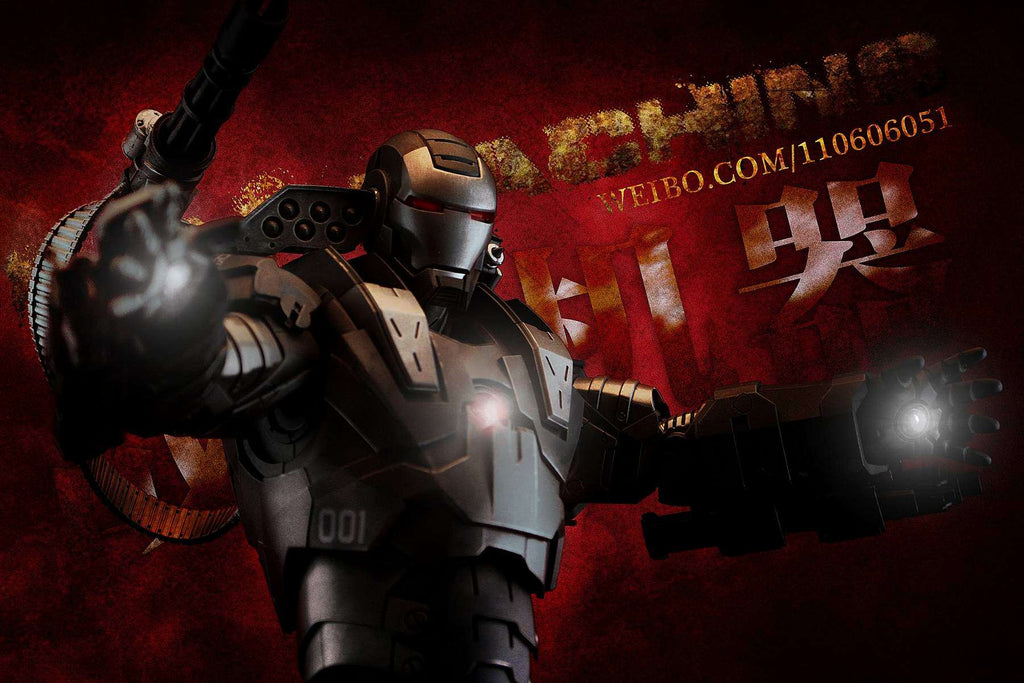 HotToys HT 1/6 Iron Man 2 Plastic War Machine 1.0 MK1 MMS120 Action Figure