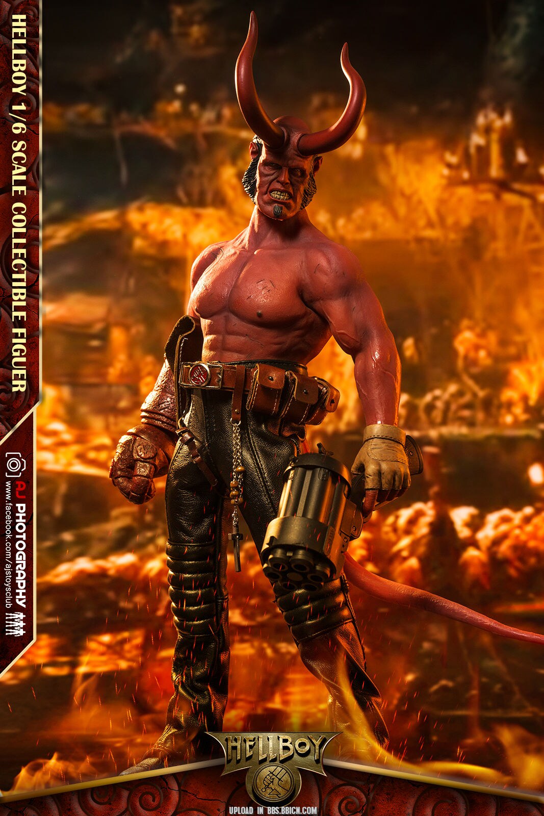 ARTOYS 1/6 Hell man HELLBOY four head sculpts action figures