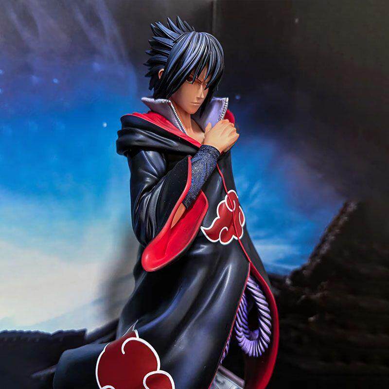 Naruto figure can light up comic platform eagle team Sasuke model GK figure