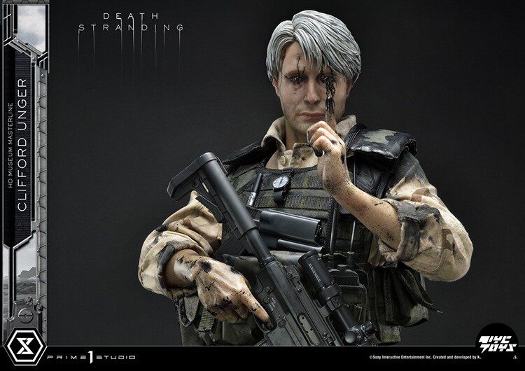P1S (Prime 1 Studio) 1/2 Scale Statue: Death Stranding — Clifford (Mads Mikkelsen)