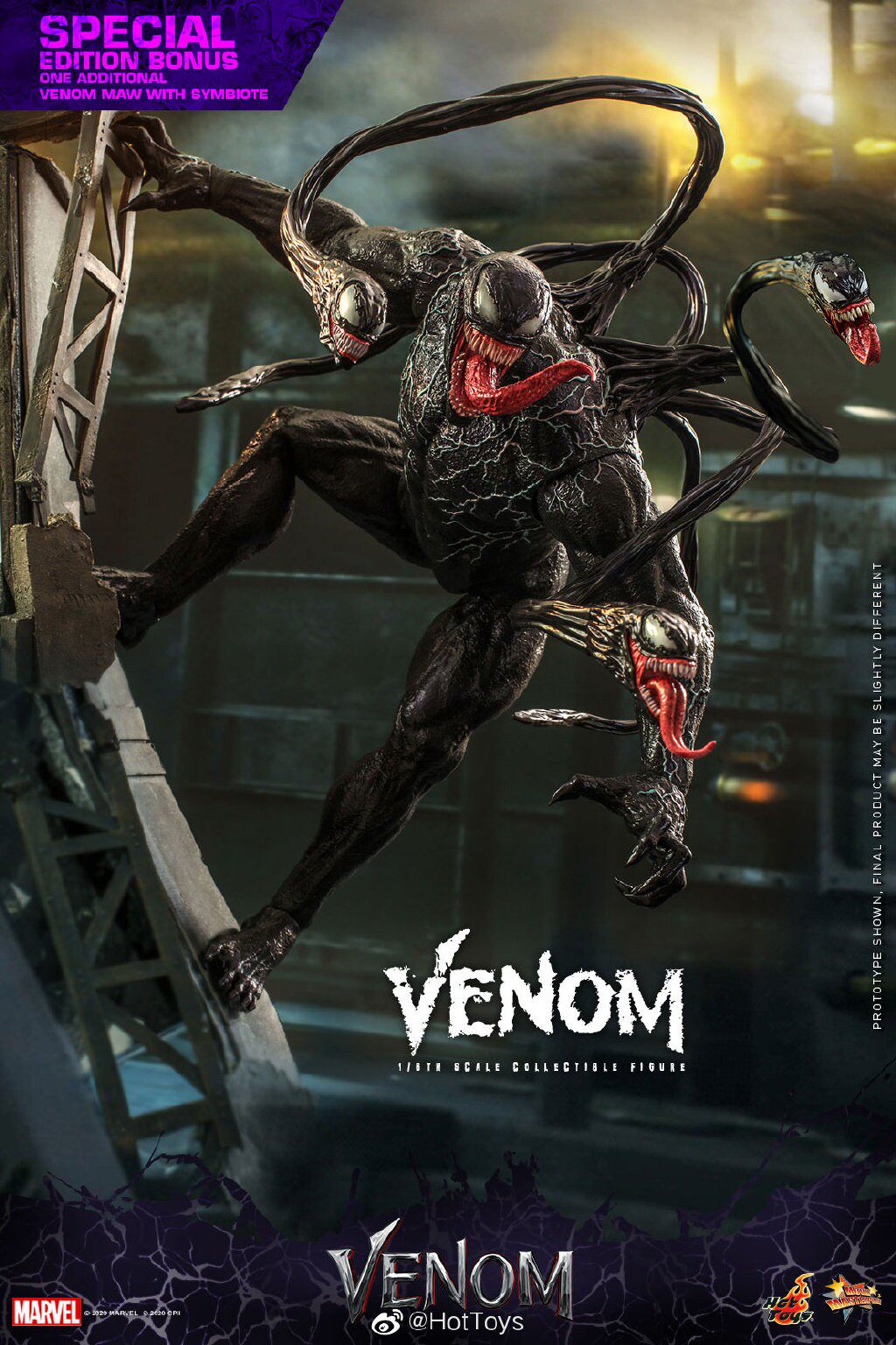 HOTTOYS HT MMS590 Venom 1.0 Deadly Guardian Venom1:6 movable figure