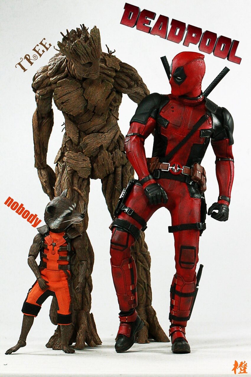 HT HOTTOYS 1/6 Deadpool Deadpool 1.0 2.0 First Edition MMS347 Model Action Figure