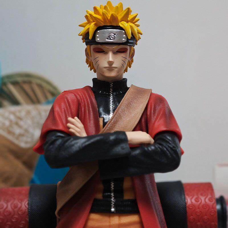 Naruto's new 31cm sage mode Naruto model figure double-headed carving luxury GK figure