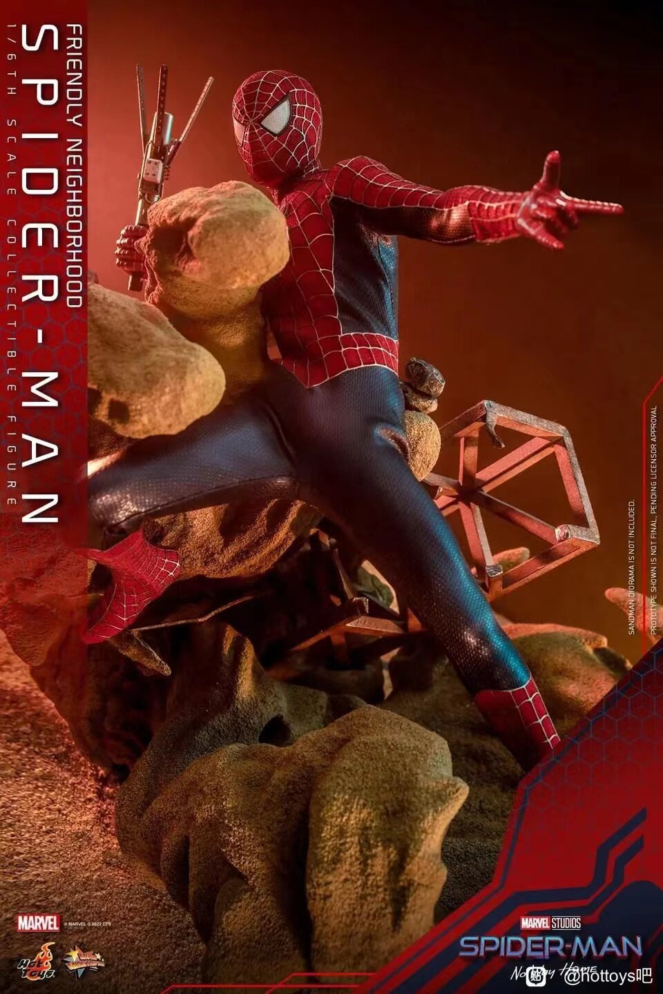 HOTTOYS 1/6 Spider-Man: No Way Back Toby 2.0 MMS662 Articulated Figure