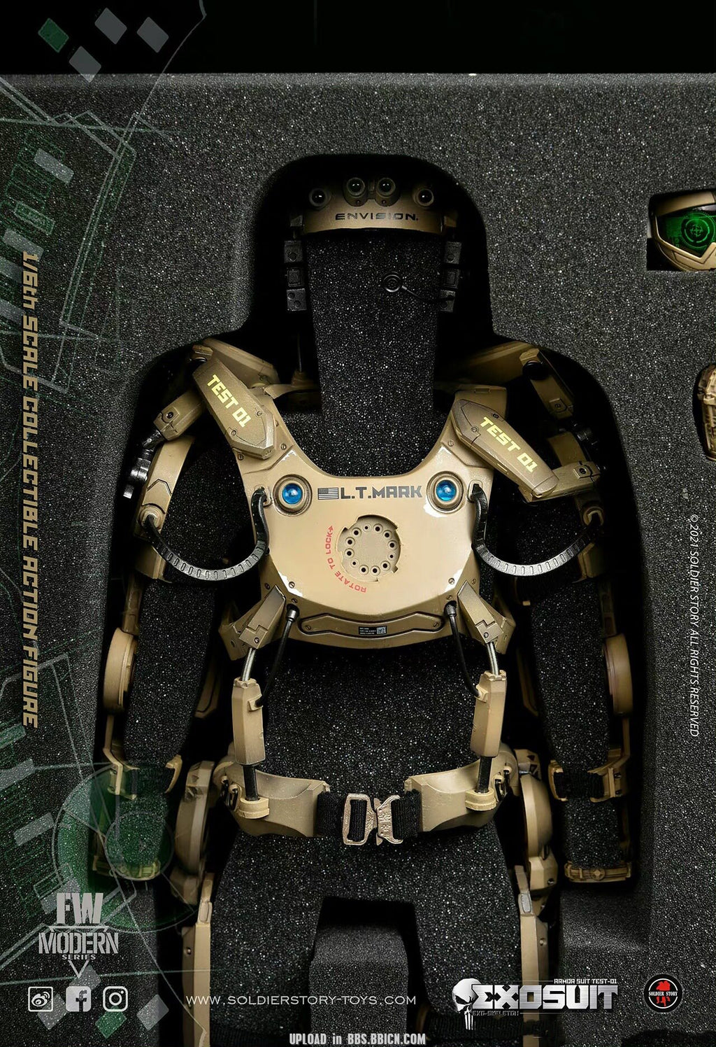 SoldierStory 1/6 Individual Exoskeleton Armor Suit Edge of Tomorrow Soldier Doll SS122