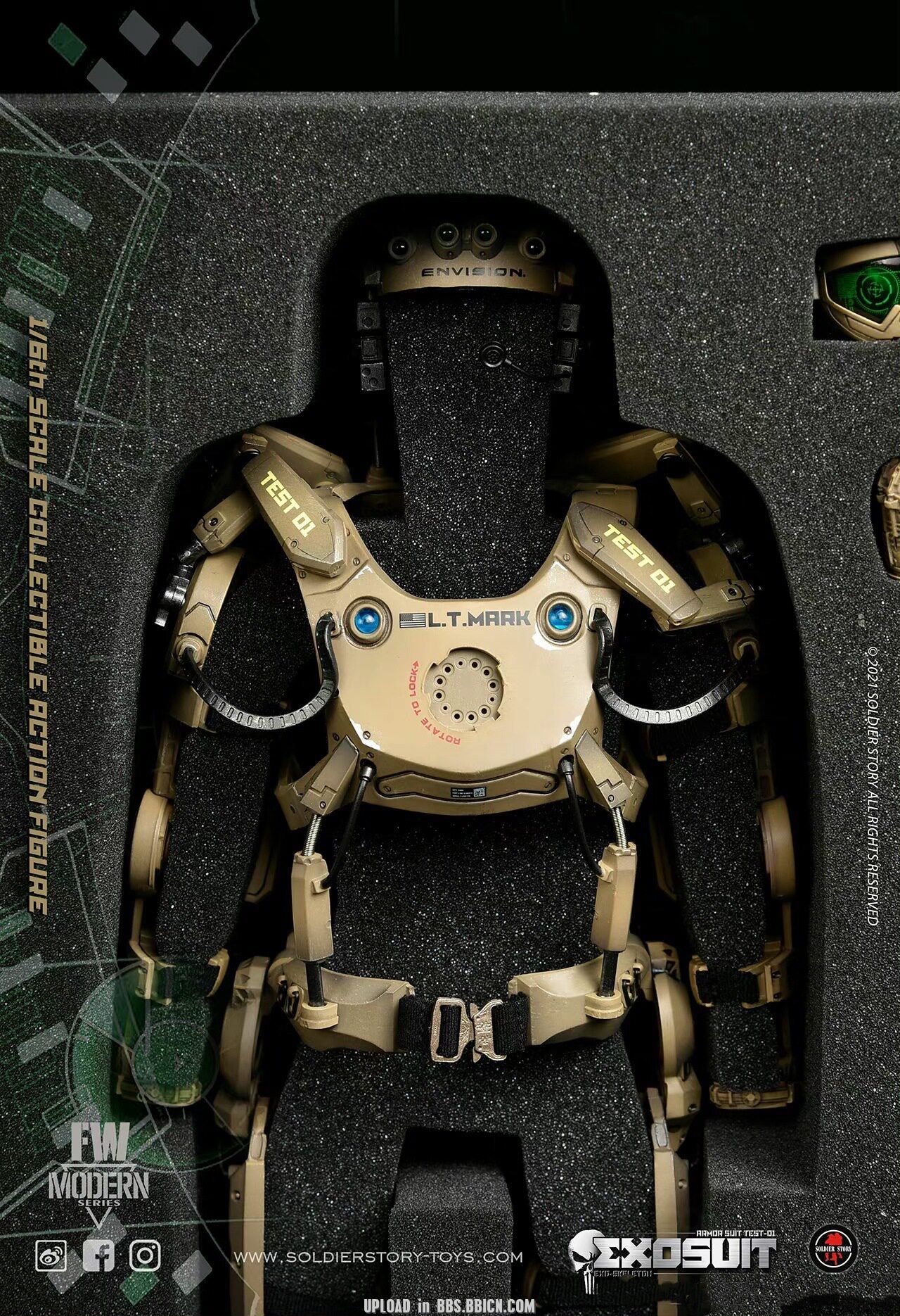 SoldierStory 1/6 Individual Exoskeleton Armor Suit Edge of Tomorrow Soldier Doll SS122