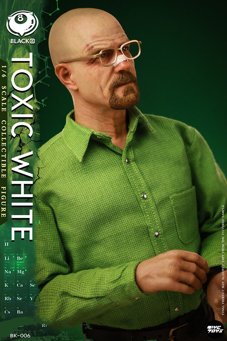BLACK 8 TOYS "The Chemist" (Walter White) 1/6 Scale Action Figure – BK-006