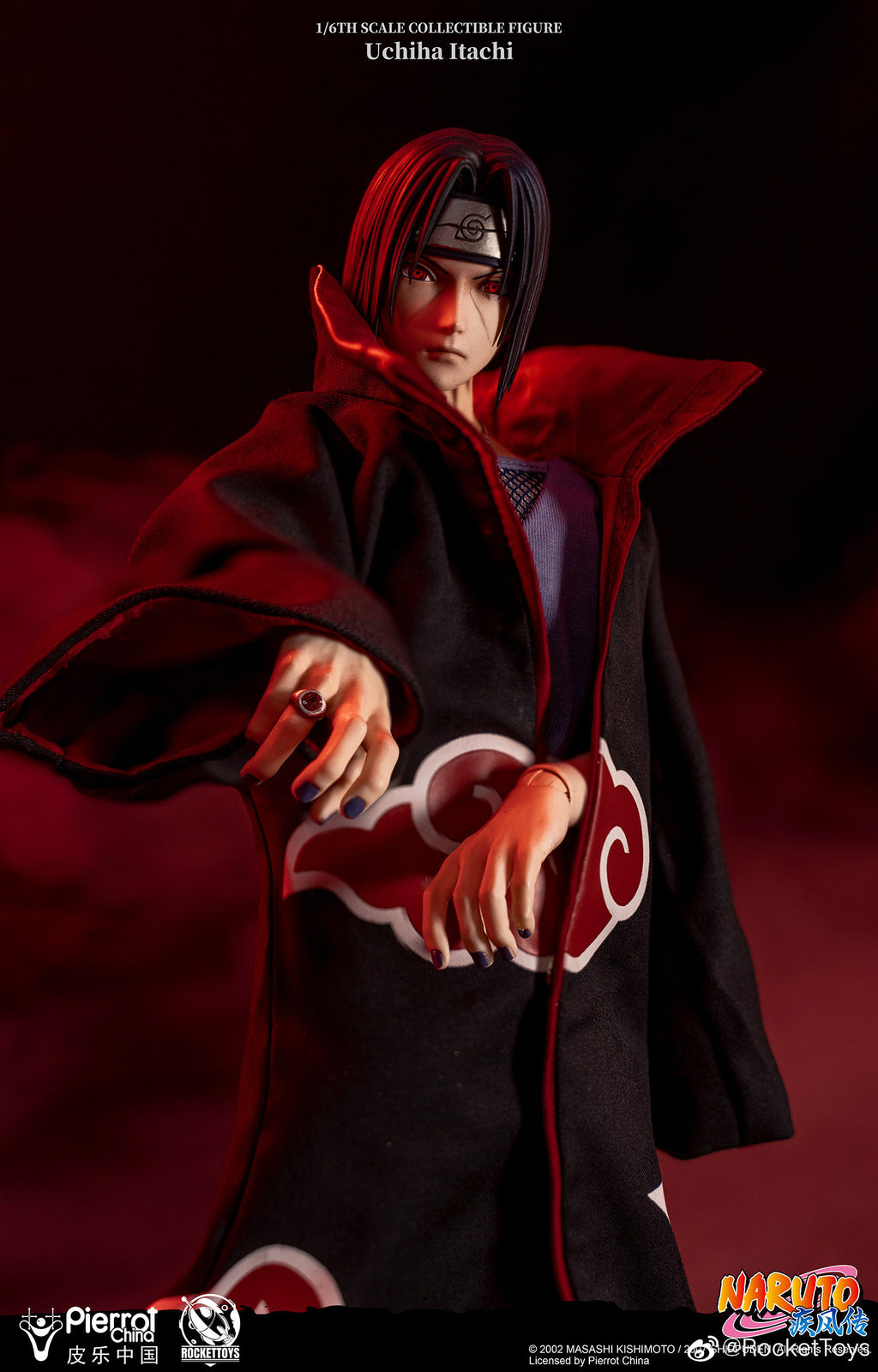 RocketToys 1/6 Naruto Shippuden Uchiha Itachi Action Figure ROC-003