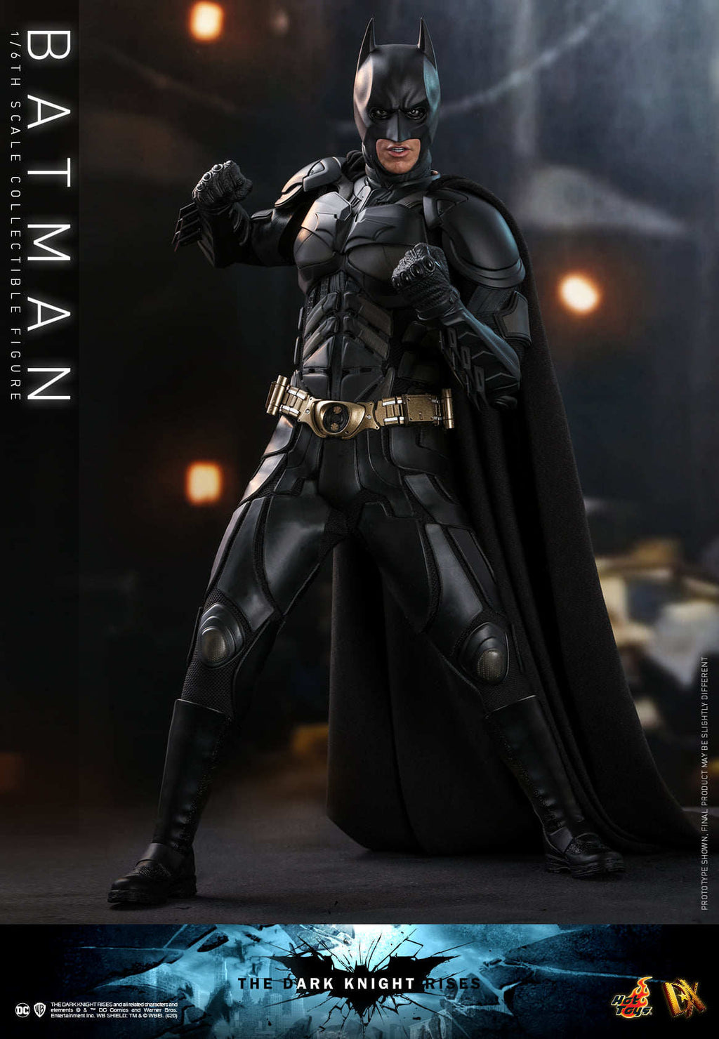 HOTTOYS 1/6 Dark Knight Bale Batman Motorcycle DX19 Action Figure MMS591