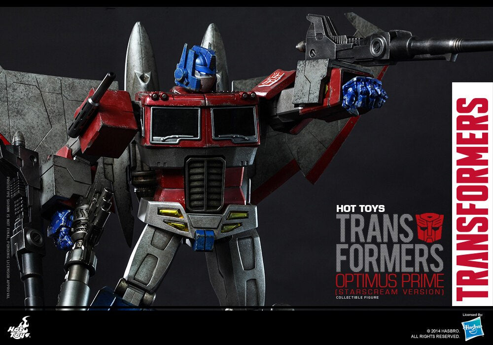Hottoys HT TF001 1/6 Transformers G1 Optimus Prime VIP Starscream Fitted Version Action Figure