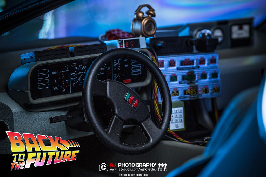 HOT TOYS HT Back to the Future 2 Time Car Time Car Martin MMS636 1/6 movable  action figures