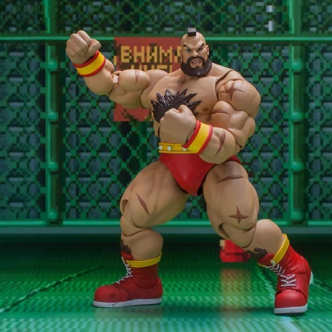 ST Street Fighter II — Zangief: "Game King" Series — Articulated Action Figure