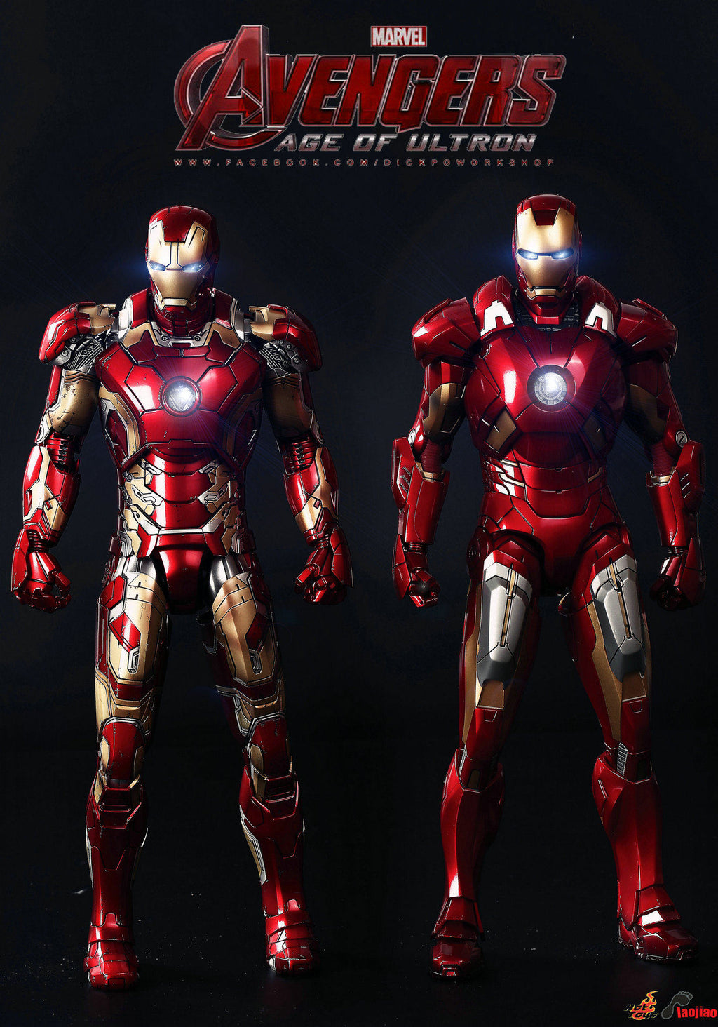 HOTTOYS HT MMS185 MK7 1.0VIP 1/6 Avengers Iron Man Plastic Action Figure