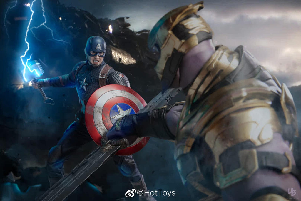 HOTTOYS HT 1/6 Avengers: Endgame Captain America 7.0 Articulated Soldier Figure MMS536