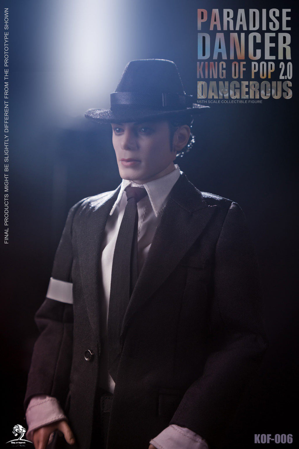 King of Figure KOF 1/6 Paradise Dancer 2.0 Jackson's Dangerous Journey Hair Transplant Action Figure