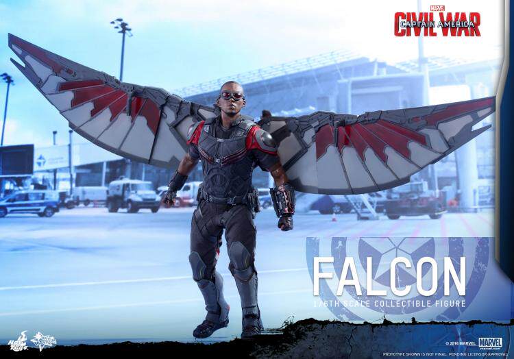 HotToys HT 1/6 Civil War Captain America 3 Falcon Winter Soldier 2.0 FalconMMS361 action figures