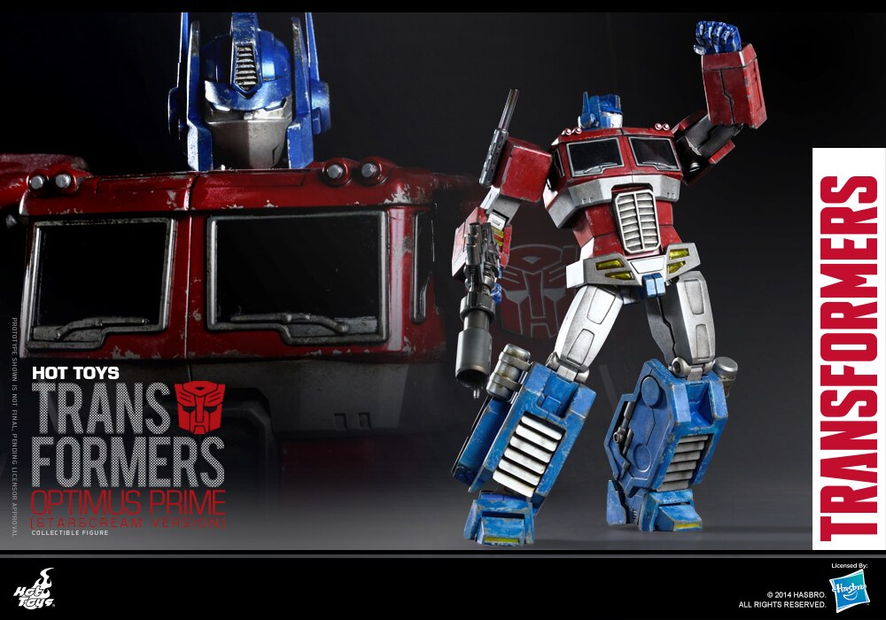 Hottoys HT TF001 1/6 Transformers G1 Optimus Prime VIP Starscream Fitted Version Action Figure
