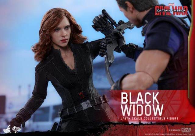 HotToys HT 1/6 MMS365 Captain America 3 Civil War Black Widow 5.0 action figures