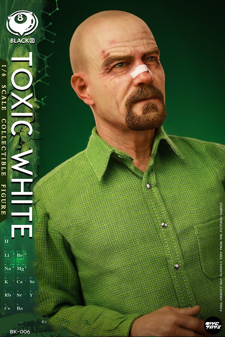 BLACK 8 TOYS "The Chemist" (Walter White) 1/6 Scale Action Figure – BK-006