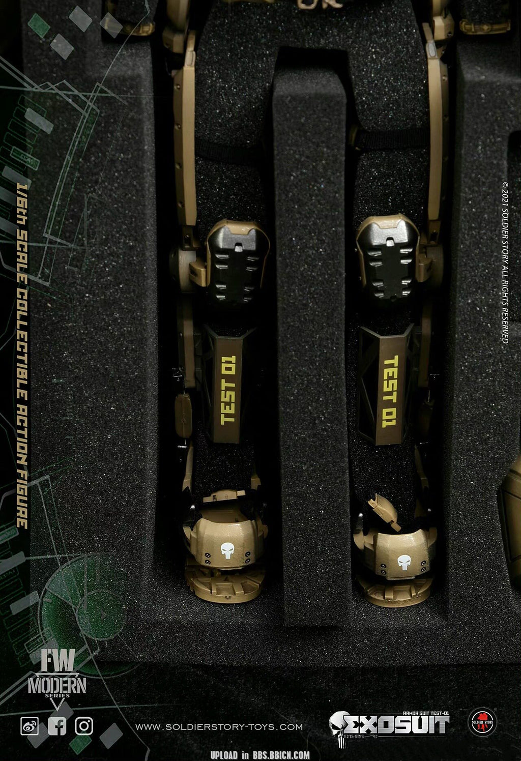 SoldierStory 1/6 Individual Exoskeleton Armor Suit Edge of Tomorrow Soldier Doll SS122