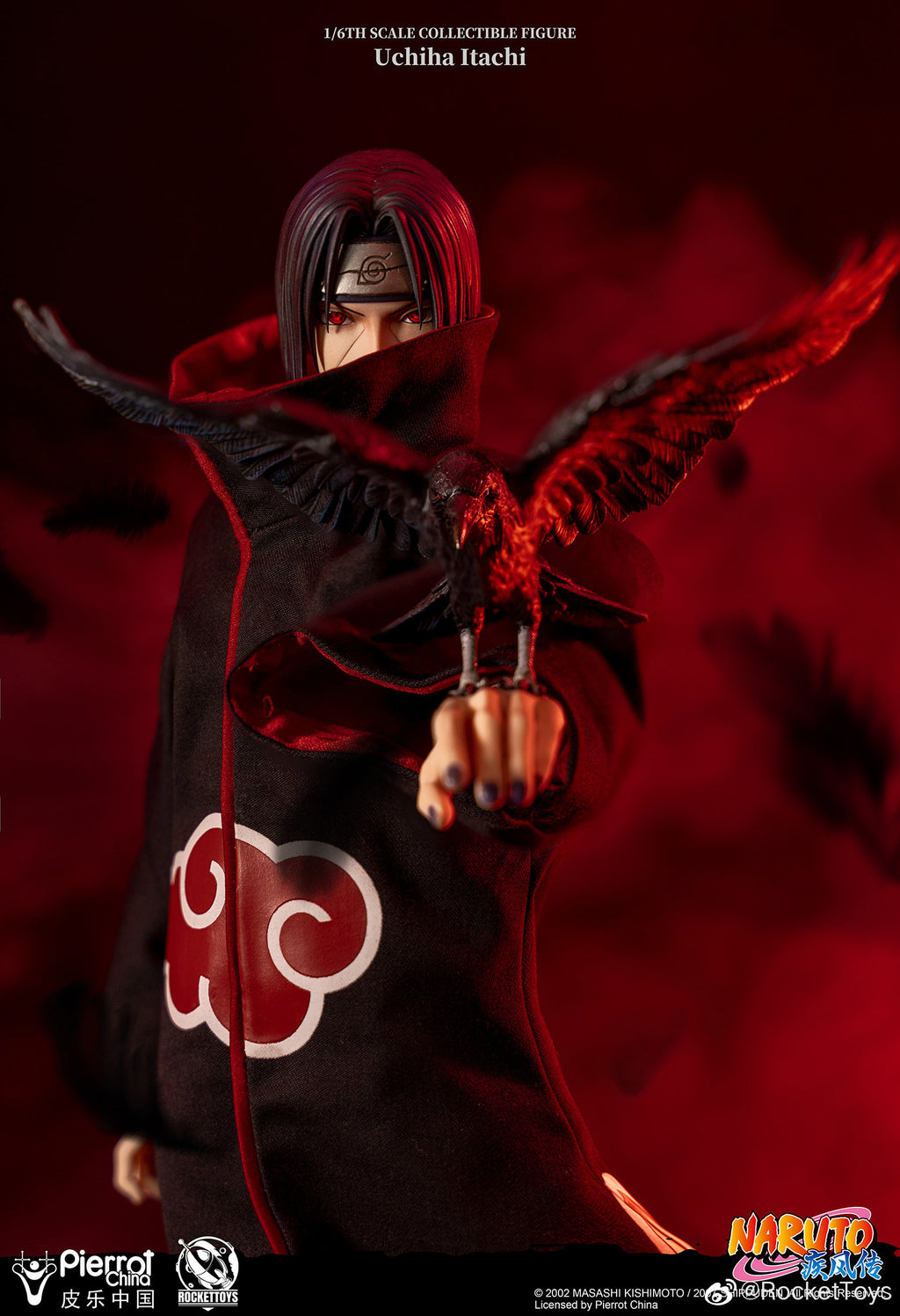 RocketToys 1/6 Naruto Shippuden Uchiha Itachi Action Figure ROC-003