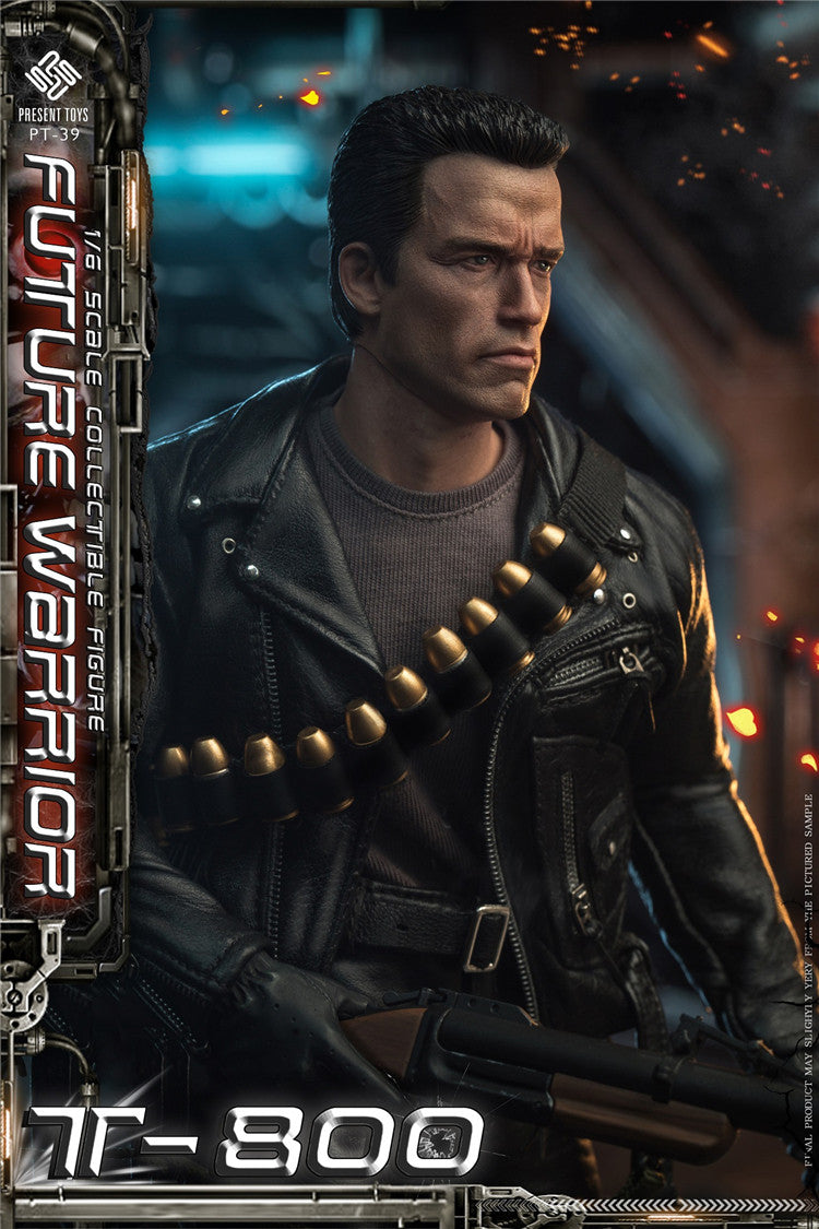 PRESENT TOYS 1/6 Terminator T800 Arnold Future Warrior Figure PT-sp39
