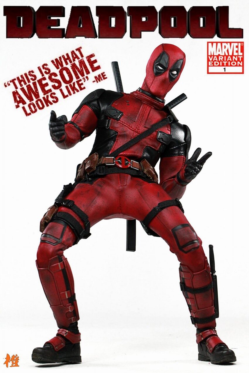 HT HOTTOYS 1/6 Deadpool Deadpool 1.0 2.0 First Edition MMS347 Model Action Figure