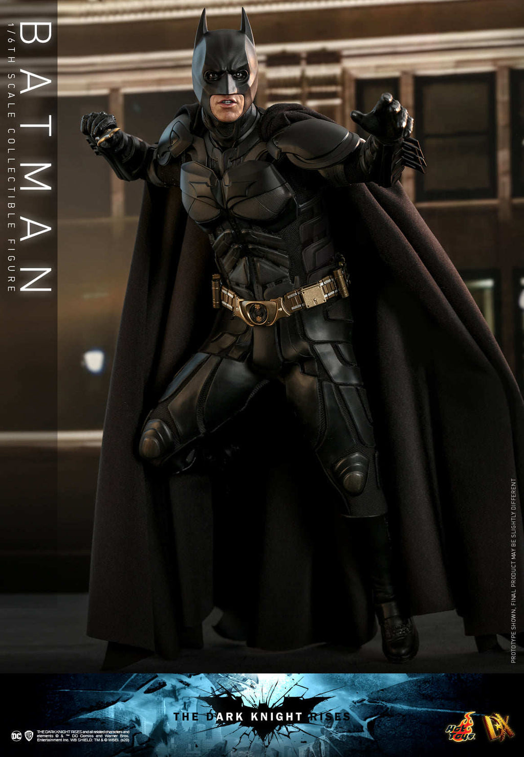 HOTTOYS 1/6 Dark Knight Bale Batman Motorcycle DX19 Action Figure MMS591