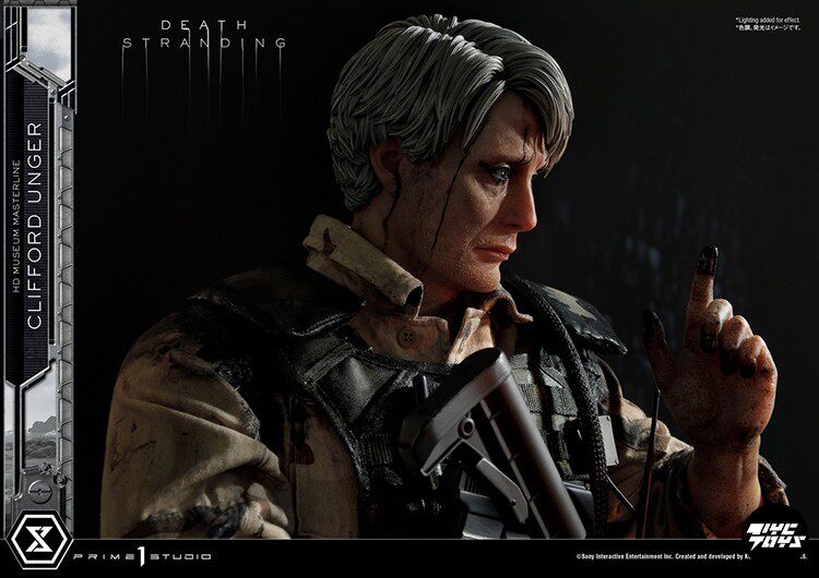 P1S (Prime 1 Studio) 1/2 Scale Statue: Death Stranding — Clifford (Mads Mikkelsen)