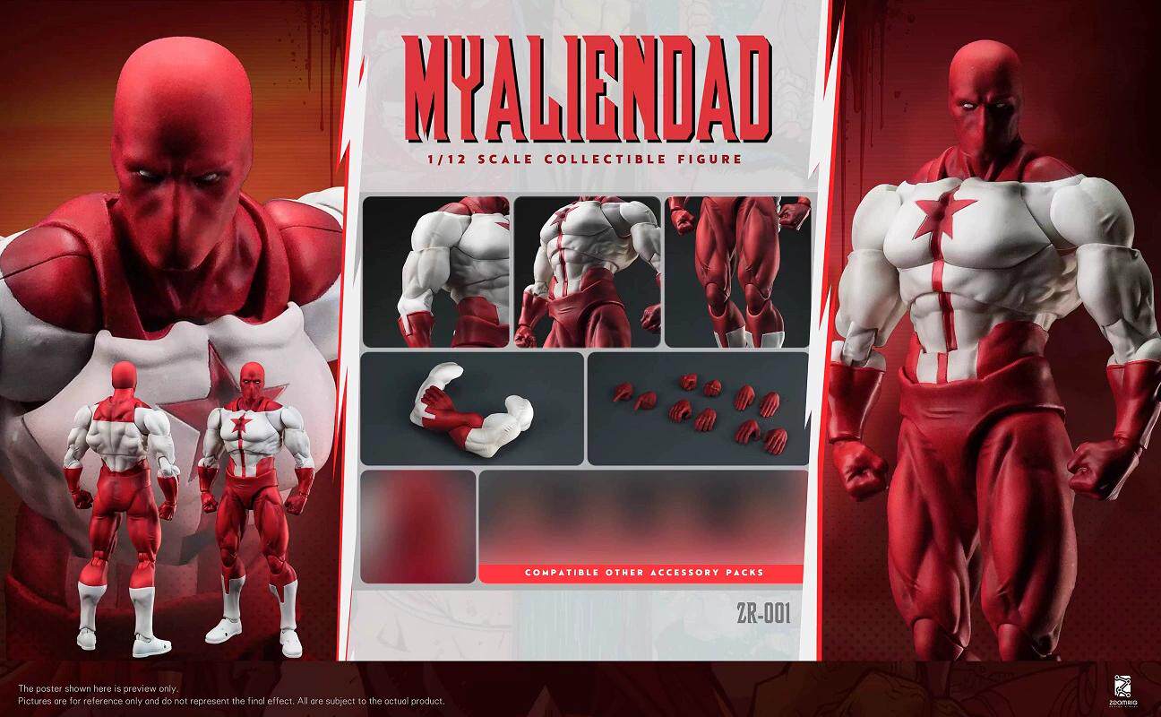 ZOOMRIG ZR-001 My Alien Dad Almighty Man 1/12 Doll