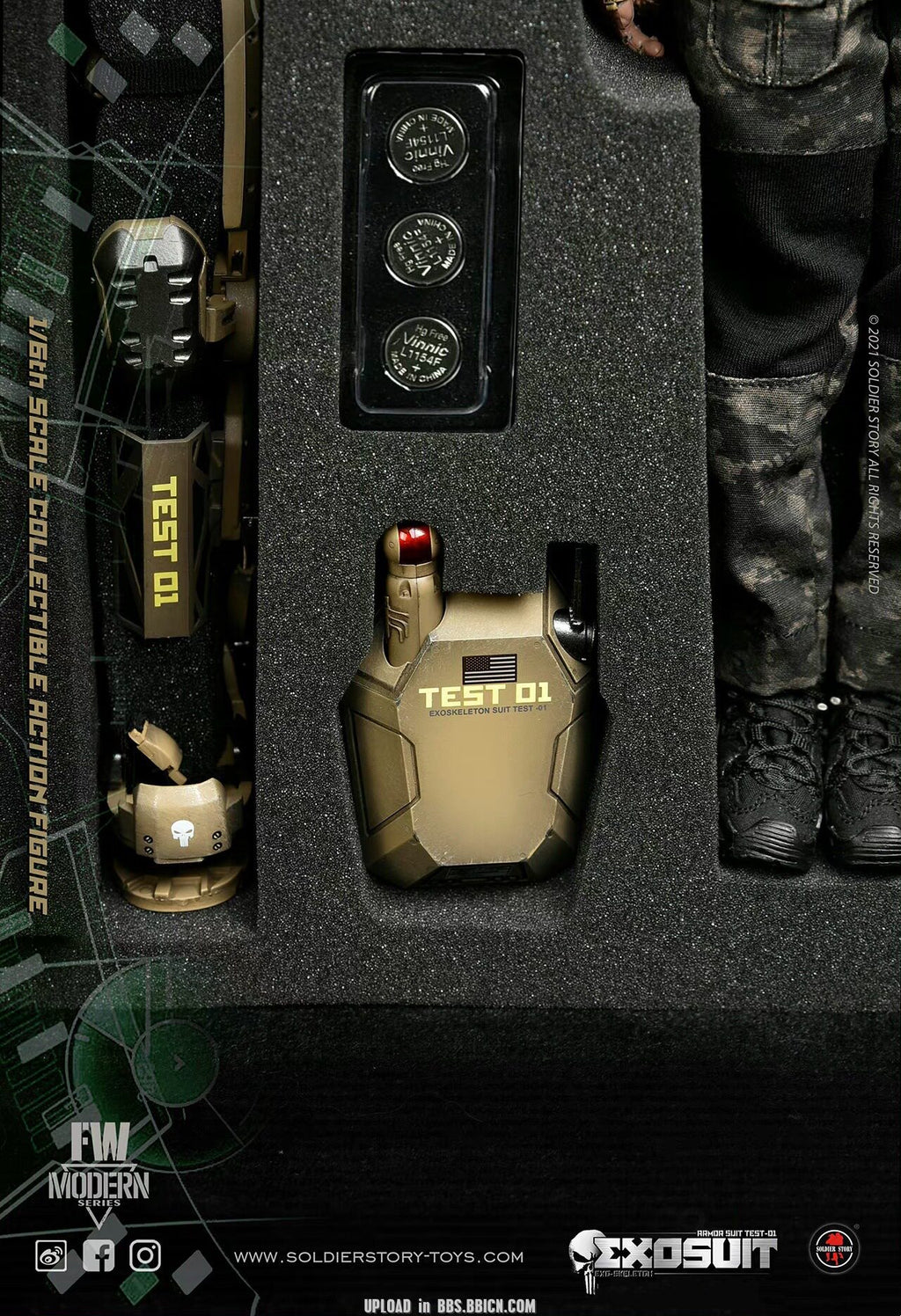 SoldierStory 1/6 Individual Exoskeleton Armor Suit Edge of Tomorrow Soldier Doll SS122